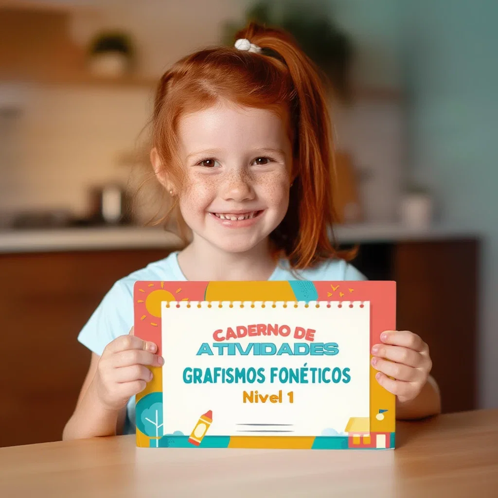 Criança aprendendo com o método