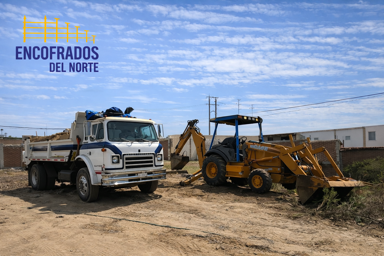 Servicio de retroexcavadora para excavación