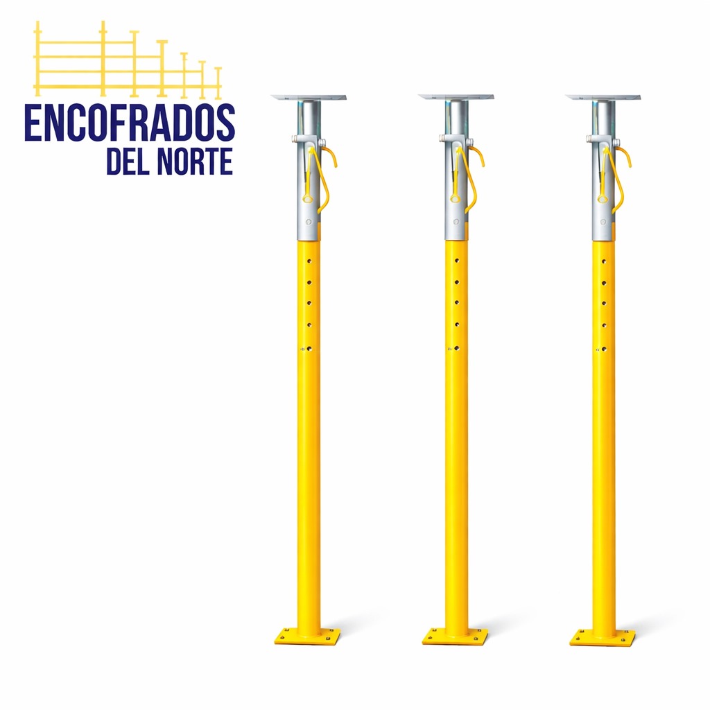 Puntal metálico amarillo