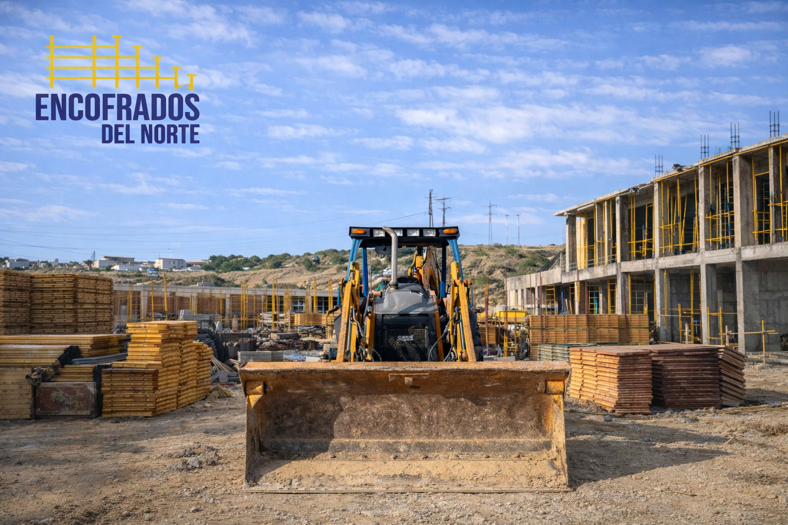 Renta de retroexcavadora en obra