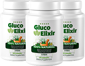 3 Garrafas de Gluco Elixir