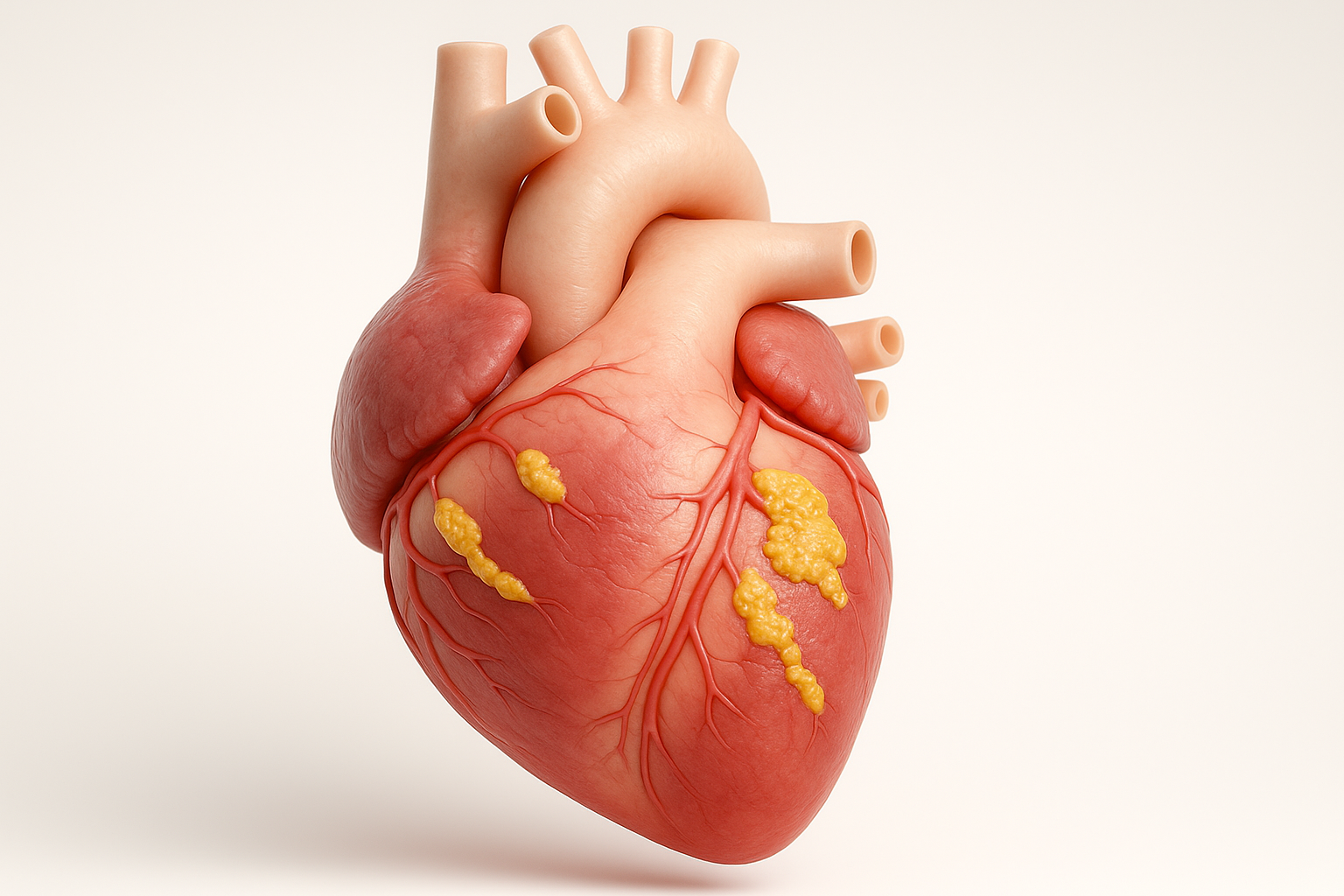 Representação do coração para ilustrar vitalidade e circulação