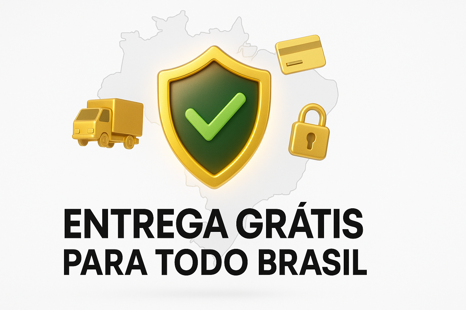 Compra 100% segura e entrega grátis para todo o Brasil