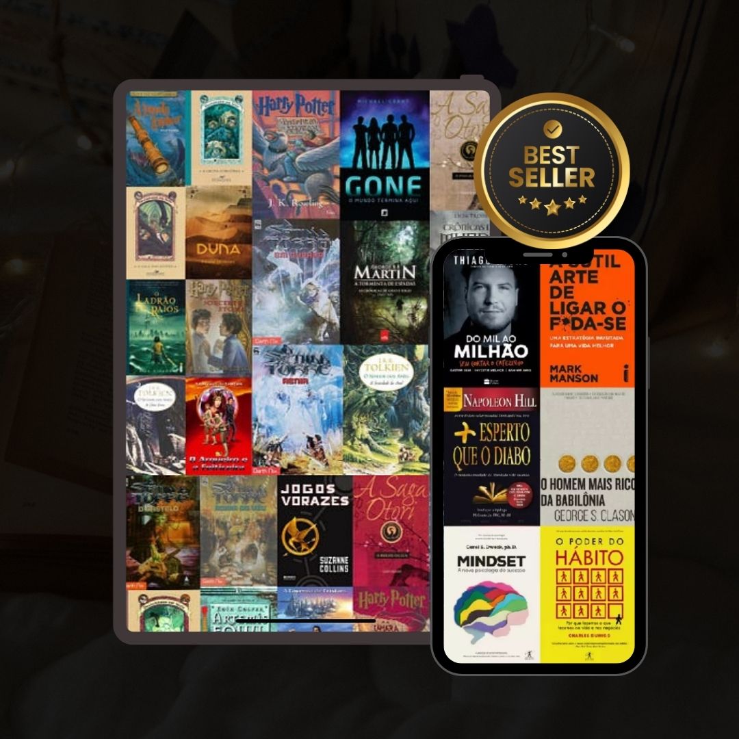 Biblioteca da Meia-Noite — acervo com mais de 20.000 livros