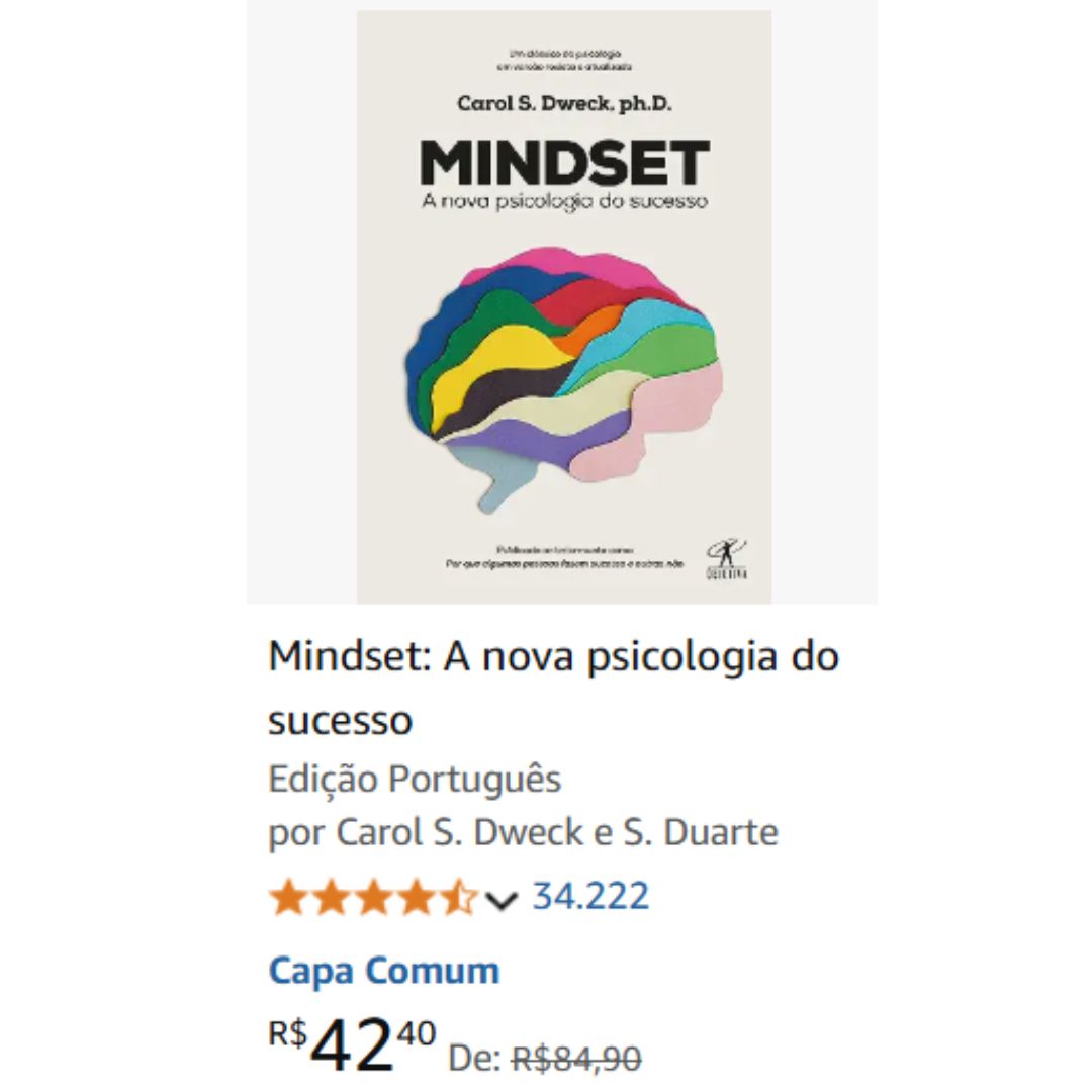Mindset: A Nova Psicologia do Sucesso