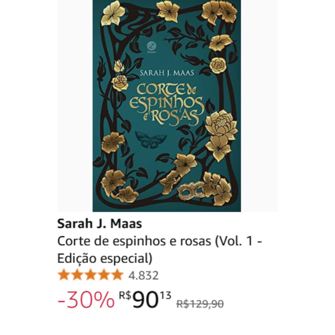 Corte de Espinhos e Rosas Vol 1