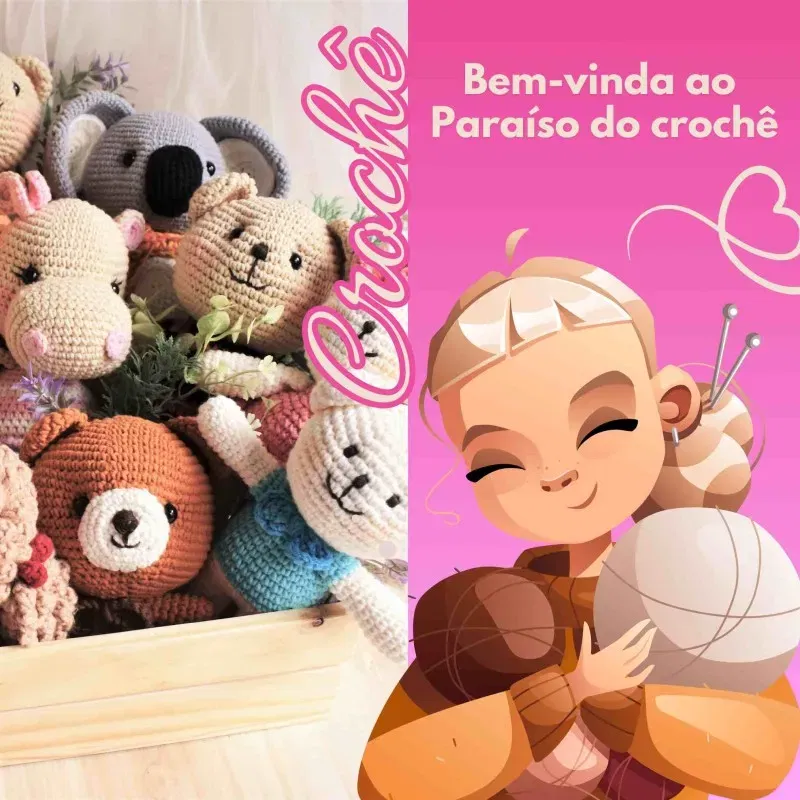 Bem-vinda ao mundo do crochê