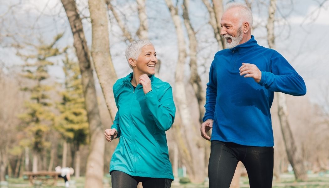 Healthy couple enjoying life