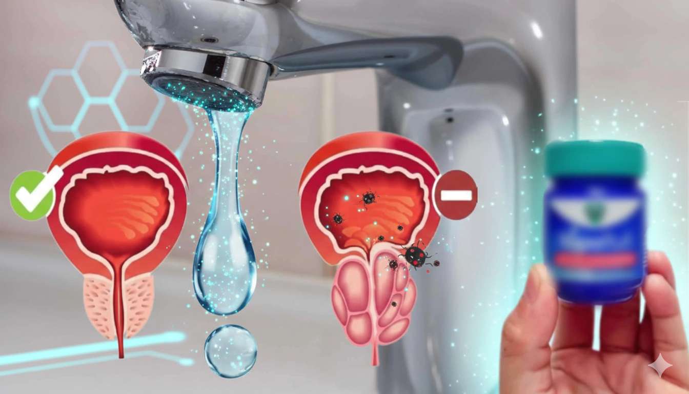 Man sitting at edge of bed at night, looking tired and sleep-deprived