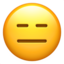 expressionless-expressionless face