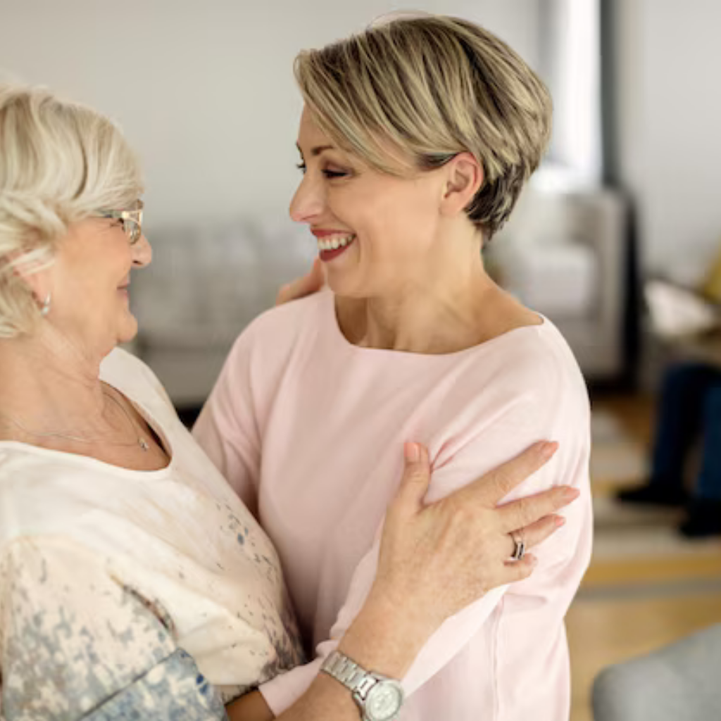 Sarah and her mother
