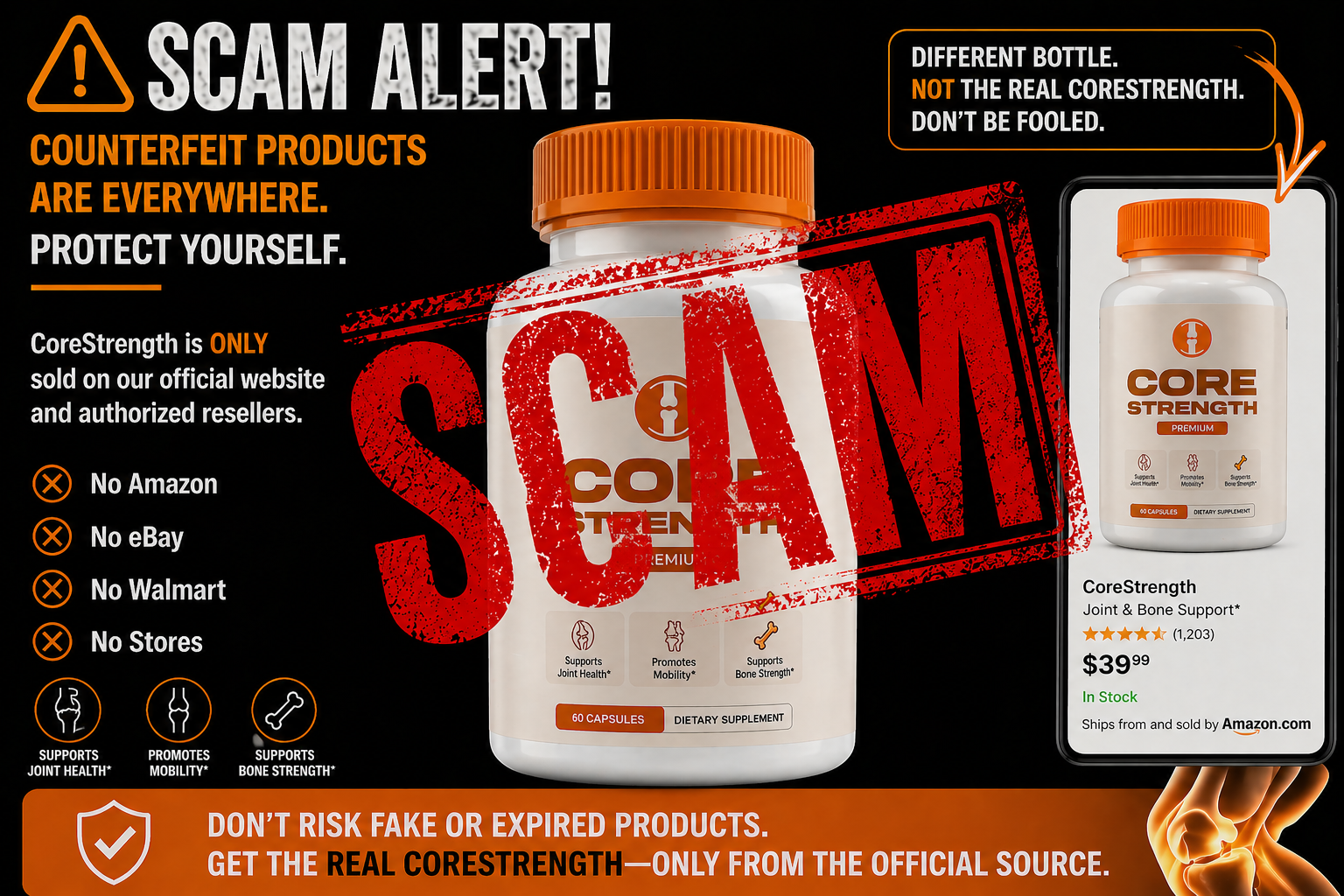 CoreStrength scam alert