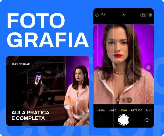 Aula de fotografia mobile