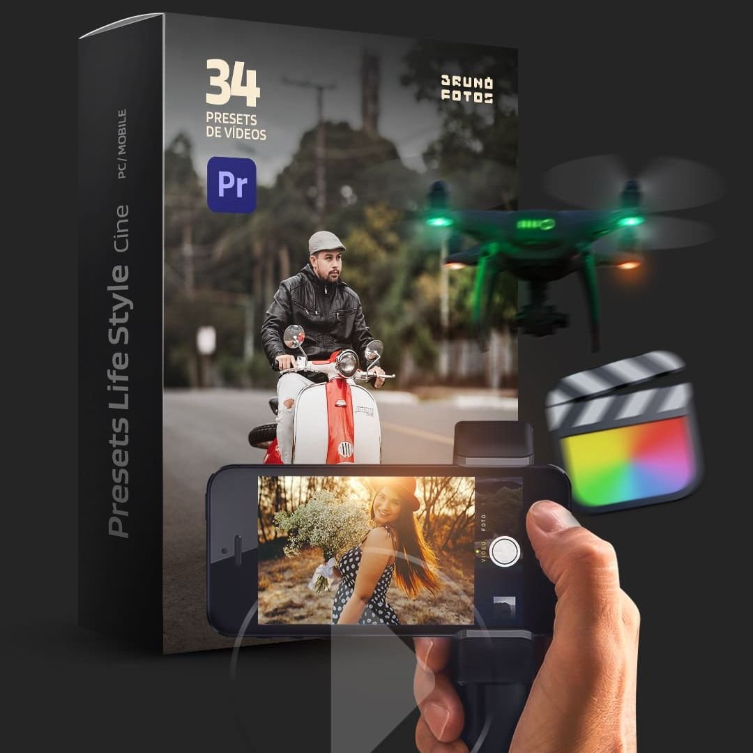 Prévia dos 34 Presets de Vídeo